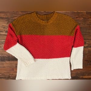 Women’s Medium American Eagle Cozy Color Block Sweater